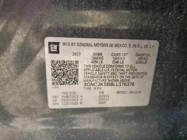 2020 CHEVROLET TRAX LS - 3GNCJKSB8LL176376