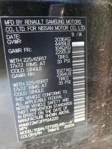 2015 NISSAN ROGUE S - KNMAT2MT2FP514220