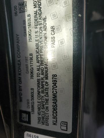 2021 CHEVROLET SPARK 1LT - KL8CD6SA9MC704978