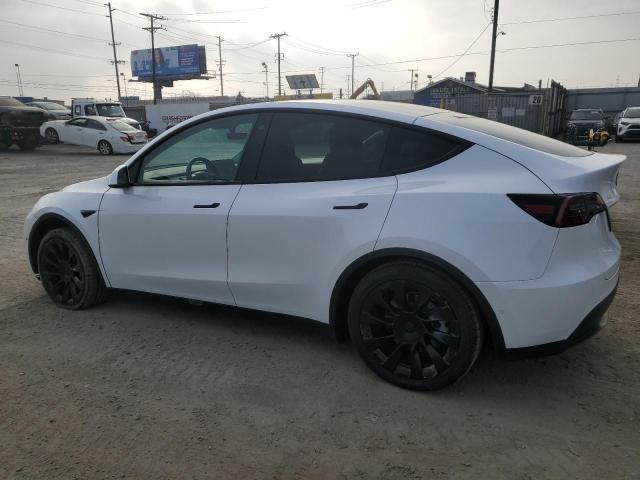 TESLA MODEL Y 2021 white  electric 5YJYGDEE0MF161272 photo #3