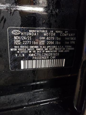 2022 HYUNDAI IONIQ SE - KMHC75LC2NU281659
