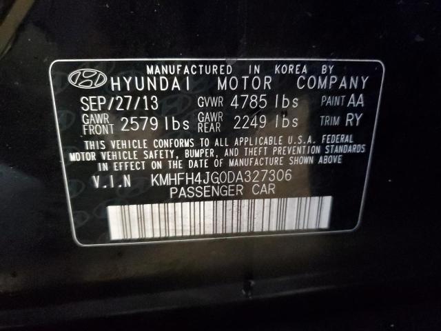 VIN KMHFH4JG0DA327306 2013 HYUNDAI AZERA no.12