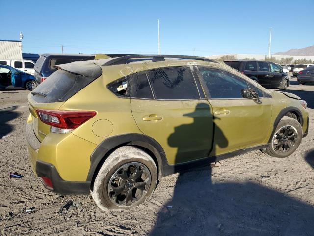 SUBARU CROSSTREK 2021 yellow  gas JF2GTAPC6MH305023 photo #4