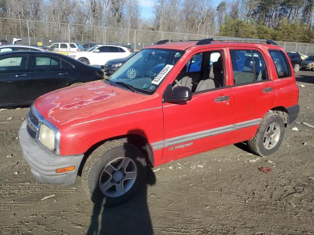 CHEVROLET TRACKER 2003 red 4dr spor gas 2CNBJ13CX36946177 photo #1