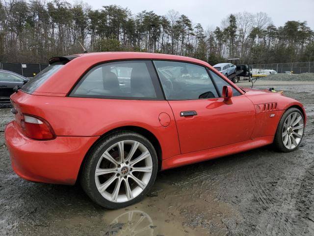 BMW Z3 2.8 2000 red  gas 4USCK5347YLG12237 photo #4