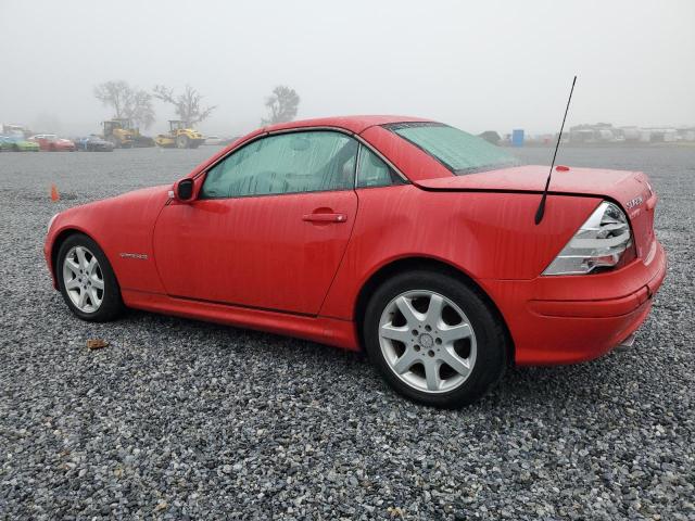 MERCEDES-BENZ SLK 230 KO 2003 red  gas WDBKK49F43F286405 photo #3