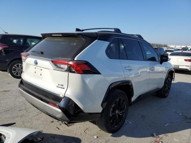 TOYOTA RAV4 XSE 2022 white  hybrid engine 2T3E6RFV5NW035129 photo #4