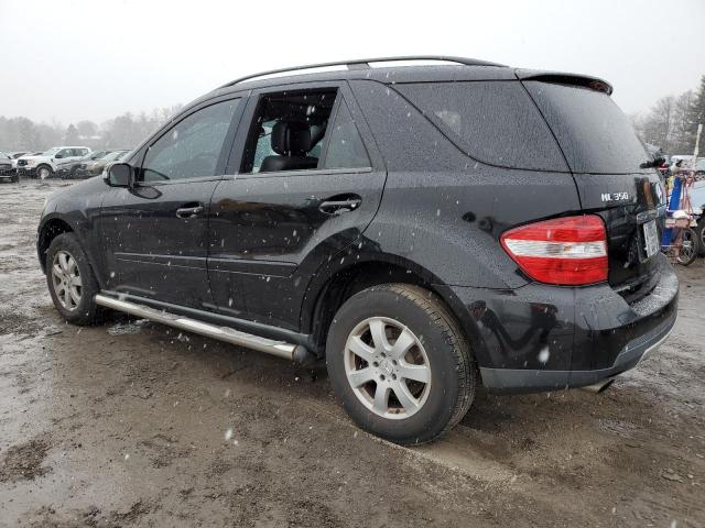 MERCEDES-BENZ ML 350 2007 black  gas 4JGBB86E27A216887 photo #3