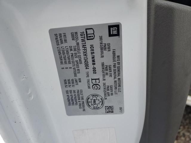 2017 GMC SAVANA G25 1GTW7AFFXH1343864