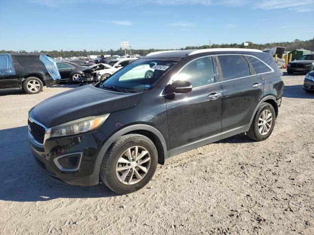 KIA SORENTO LX 2016 black  gas 5XYPG4A33GG091683 photo #1