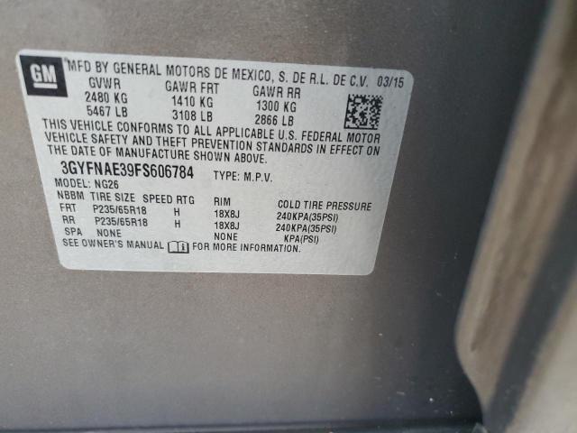 2015 CADILLAC SRX - 3GYFNAE39FS606784