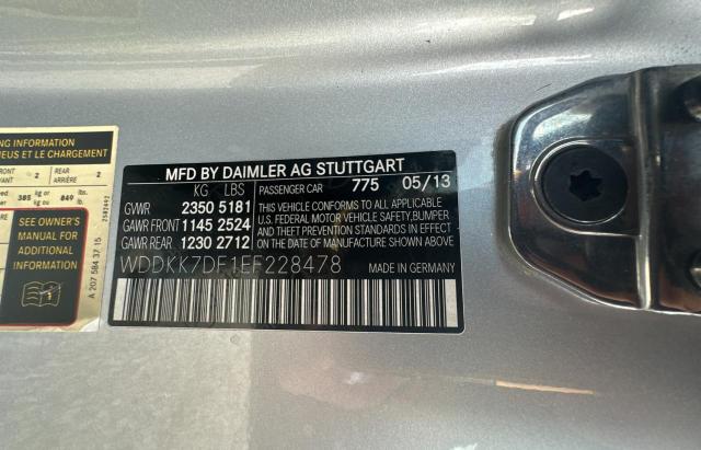 VIN WDDKK7DF1EF228478 2014 MERCEDES-BENZ E-CLASS no.10