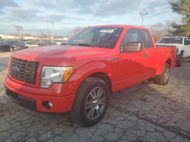 FORD F150 SUPER 2014 red 4dr ext flexible fuel 1FTFX1CF5EFC83382 photo #1