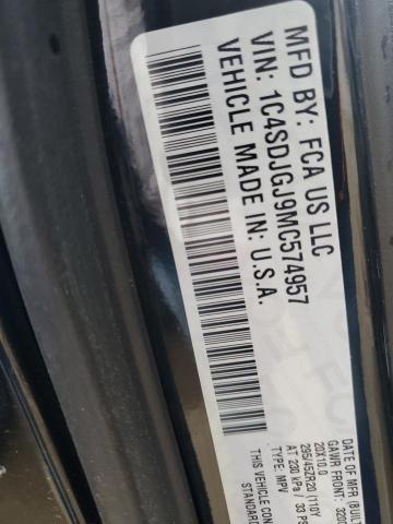 2021 DODGE DURANGO SR 1C4SDJGJ9MC574957