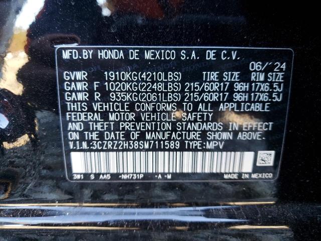 2025 HONDA HR-V LX - 3CZRZ2H38SM711589