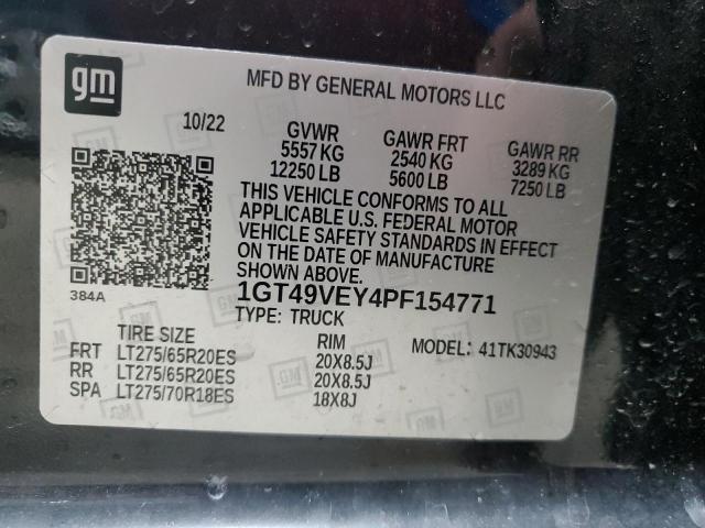 2023 GMC SIERRA K35 1GT49VEY4PF154771