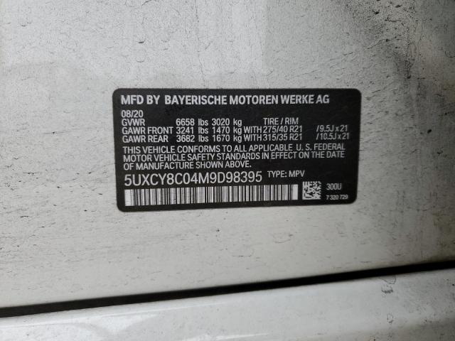 2021 BMW X6 M50I 5UXCY8C04M9D98395
