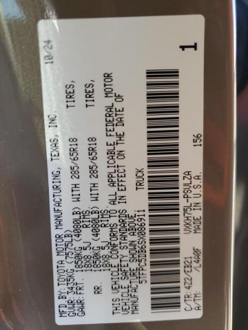 2025 TOYOTA TUNDRA CRE - 5TFPC5DB6SX086911