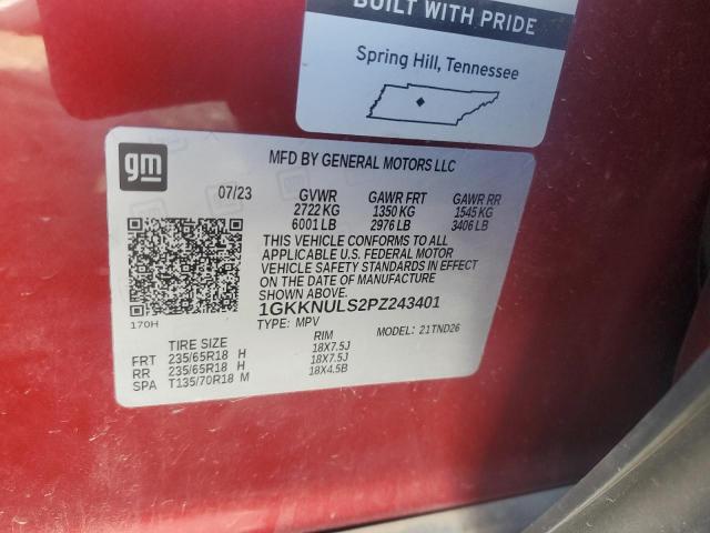 2023 GMC ACADIA SLT - 1GKKNULS2PZ243401