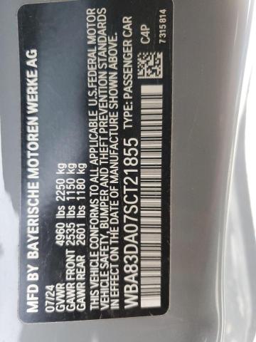 2025 BMW M440XI WBA83DA07SCT21855