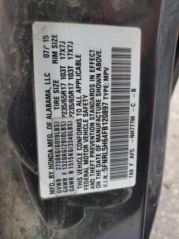 2015 HONDA ODYSSEY EX - 5FNRL5H64FB120897