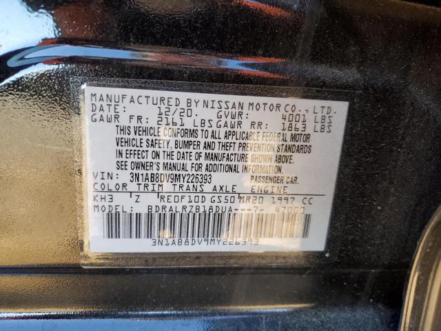 2021 NISSAN SENTRA SR - 3N1AB8DV9MY226393