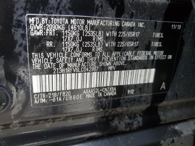 2020 TOYOTA RAV4 LE - 2T3H1RFV6LC042987