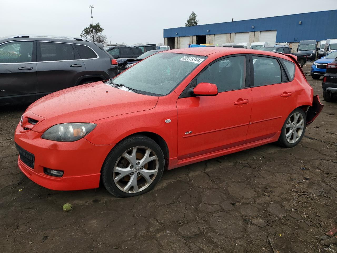 Lot #3048304772 2008 MAZDA 3 HATCHBAC