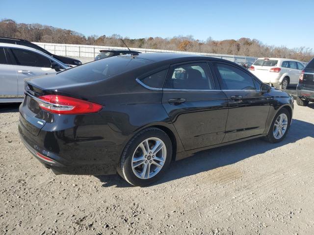 FORD FUSION SE 2018 black  gas 3FA6P0HD1JR174695 photo #4