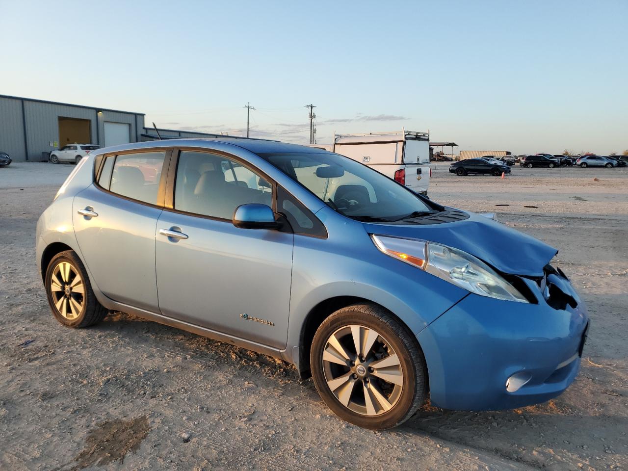 Lot #3030686116 2014 NISSAN LEAF S