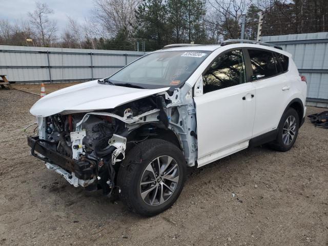 TOYOTA RAV4 HV LE 2018 white  hybrid engine JTMRJREV8JD182828 photo #1