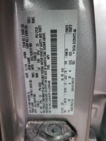 2015 LINCOLN MKC 5LMCJ2A93FUJ28648