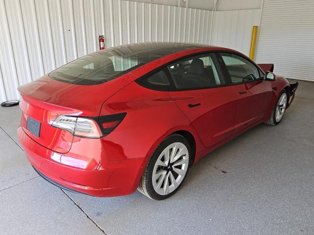 TESLA MODEL 3 2022 red  electric 5YJ3E1EA3NF304843 photo #4