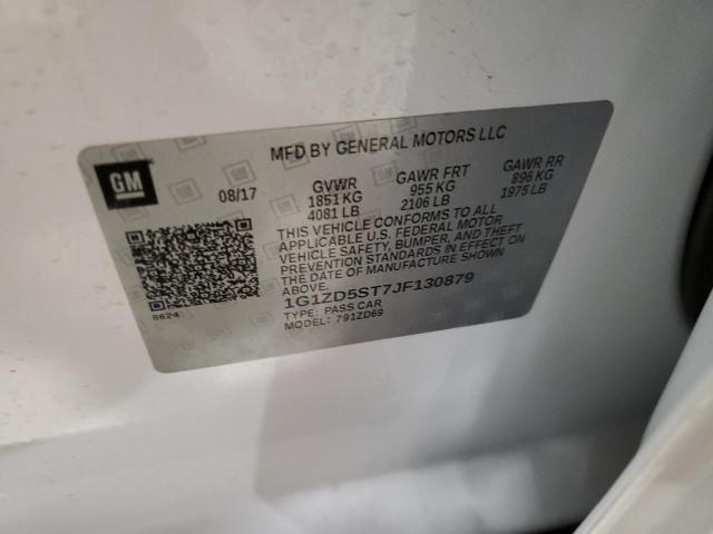 2018 CHEVROLET MALIBU LT - 1G1ZD5ST7JF130879