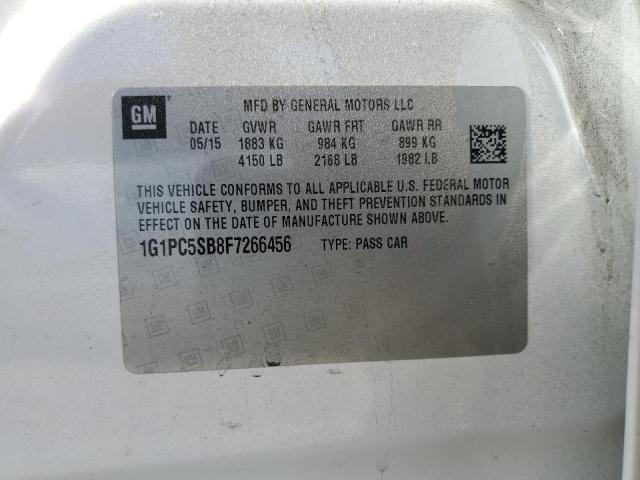 VIN 1G1PC5SB8F7266456 2015 CHEVROLET CRUZE no.12