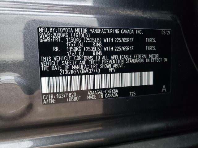 2024 TOYOTA RAV4 LE - 2T3G1RFVXRW437743