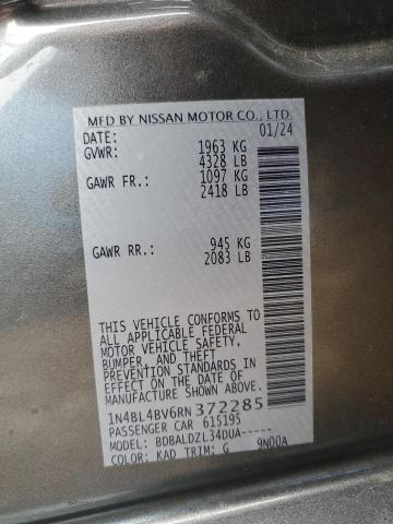 2024 NISSAN ALTIMA S - 1N4BL4BV6RN372285