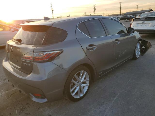 LEXUS CT 200 2015 gray hatchbac hybrid engine JTHKD5BHXF2222361 photo #4