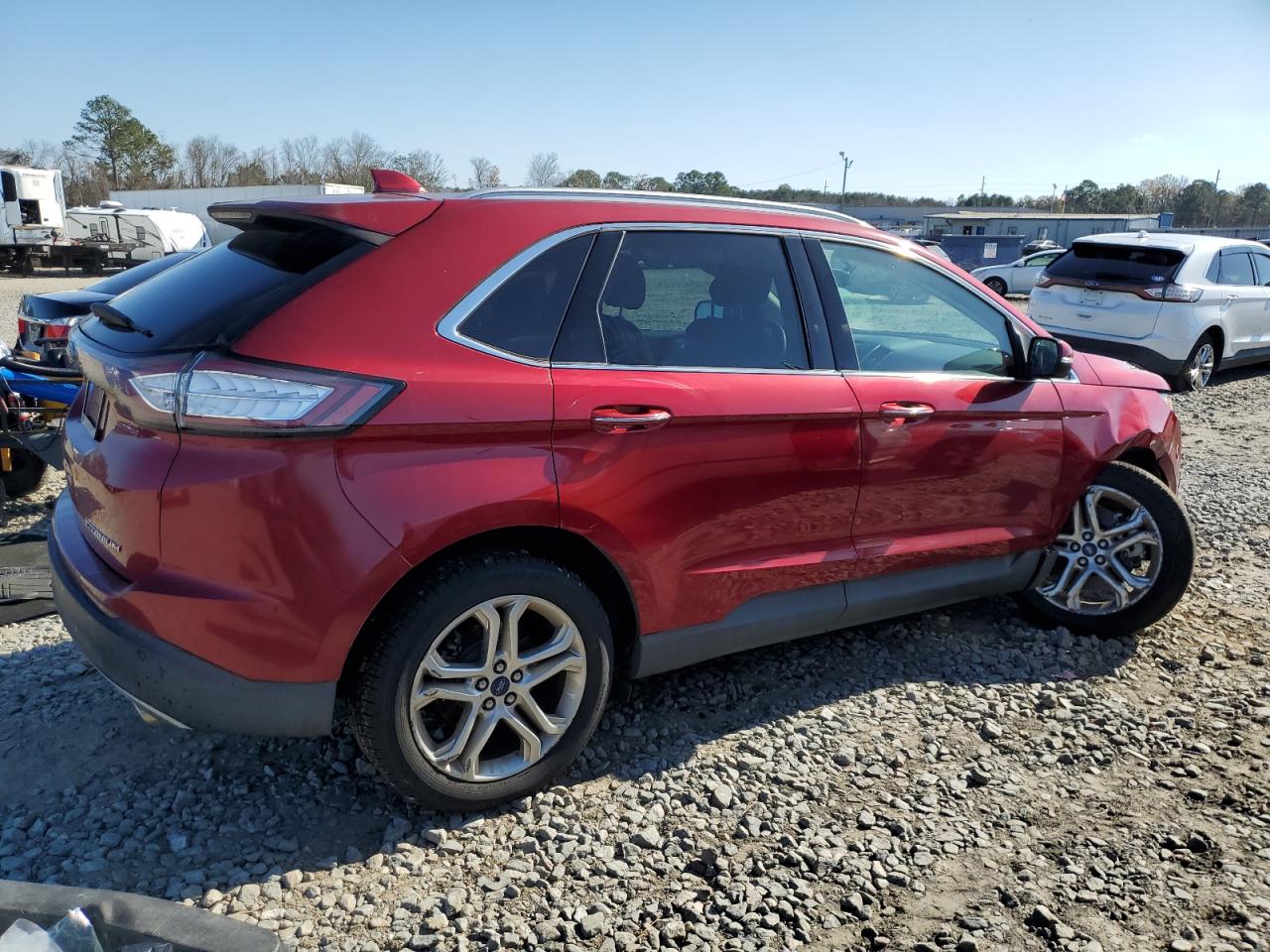 Lot #3033302822 2017 FORD EDGE TITAN