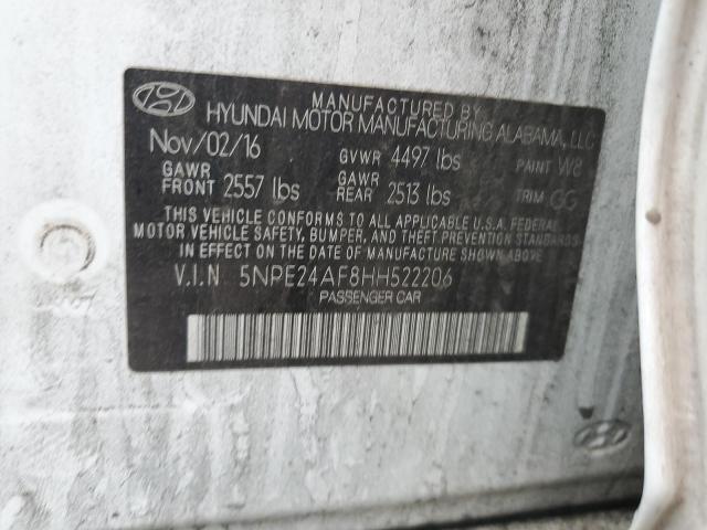 2017 HYUNDAI SONATA SE - 5NPE24AF8HH522206