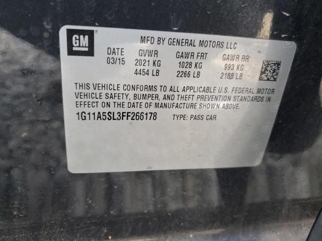 2015 CHEVROLET MALIBU LS - 1G11A5SL3FF266178