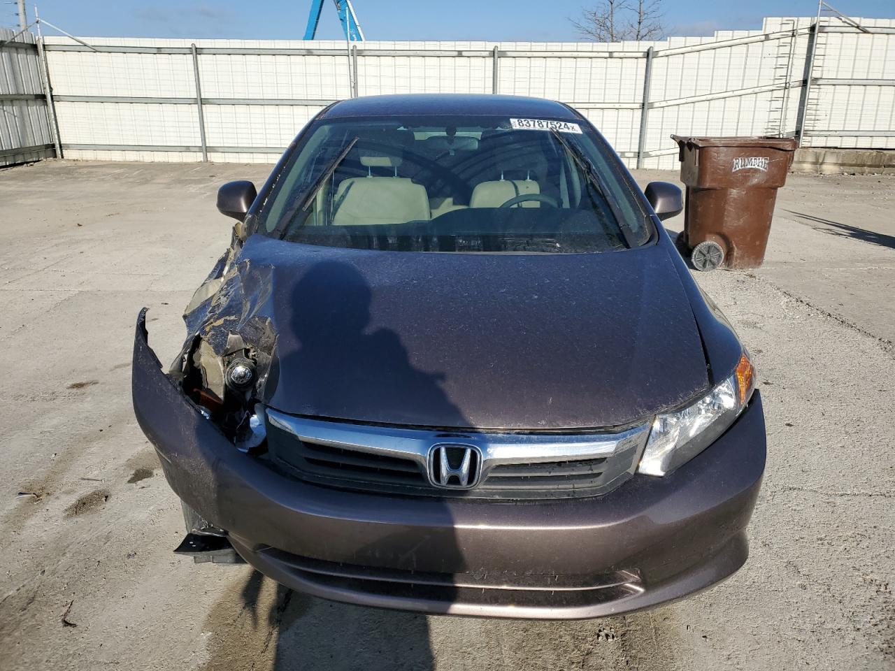 Lot #3024925380 2012 HONDA CIVIC LX