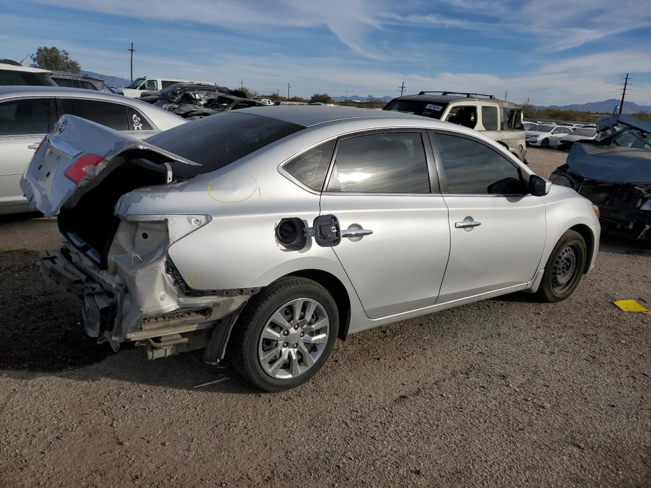 Lot #3026218265 2017 NISSAN SENTRA S