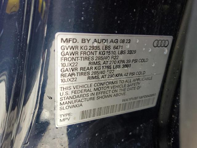 2023 AUDI Q8 PRESTIG WA1FVBF18PD043893