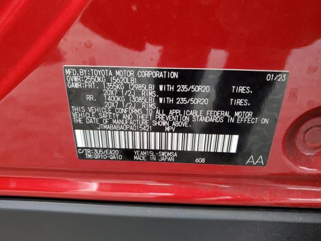 2023 SUBARU SOLTERRA P JTMABABA0PA015421
