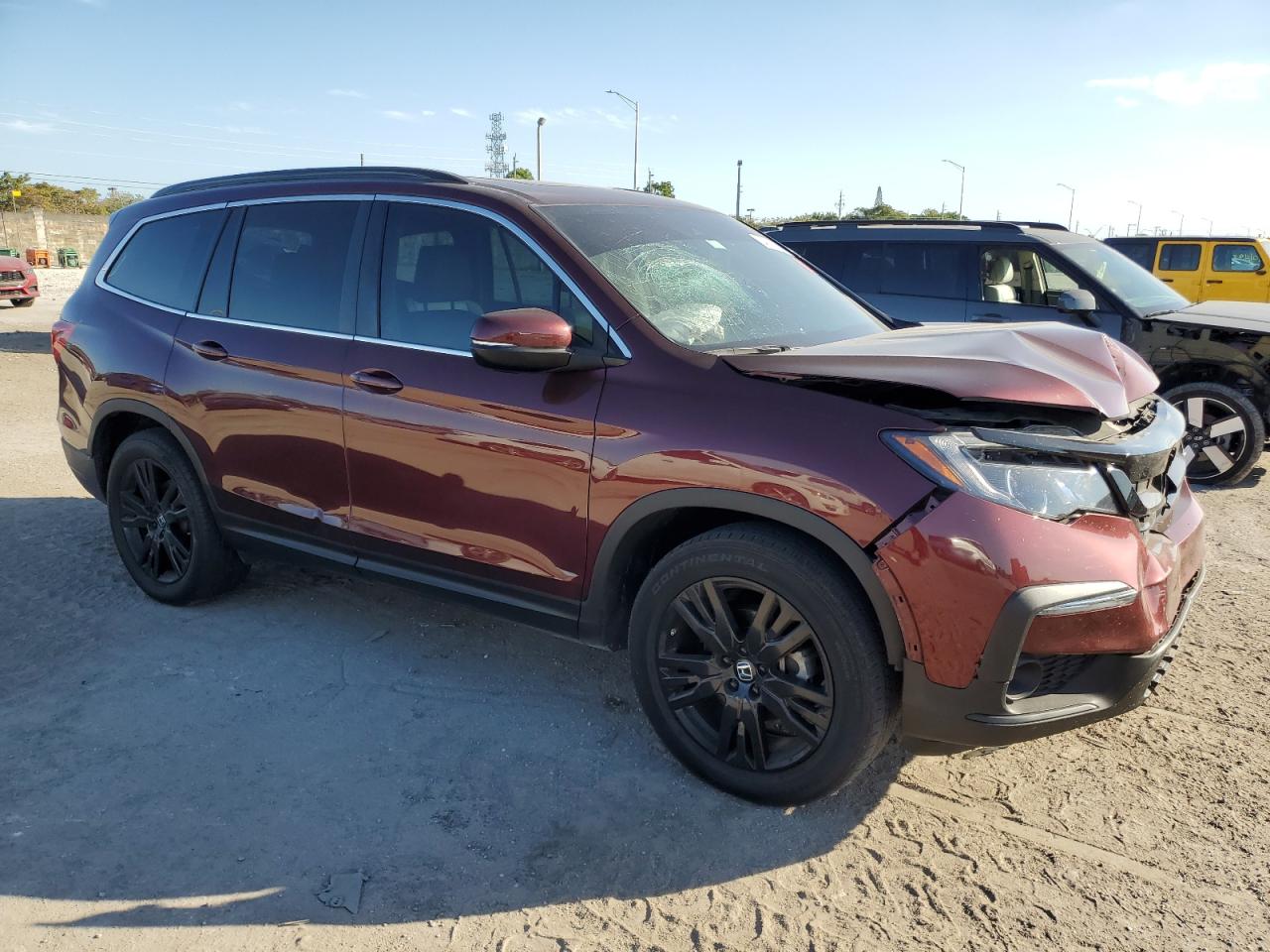 Lot #3052601115 2022 HONDA PILOT SE