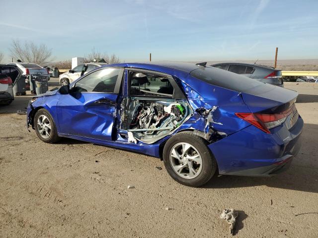 HYUNDAI ELANTRA SE 2022 blue  gas KMHLL4AG5NU334883 photo #3