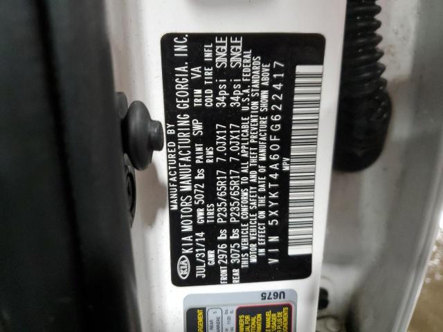 2015 KIA SORENTO LX - 5XYKT4A60FG622417