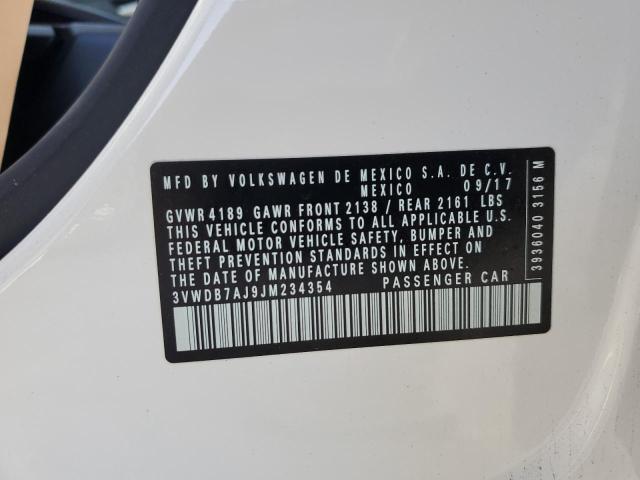2018 VOLKSWAGEN JETTA SE - 3VWDB7AJ9JM234354