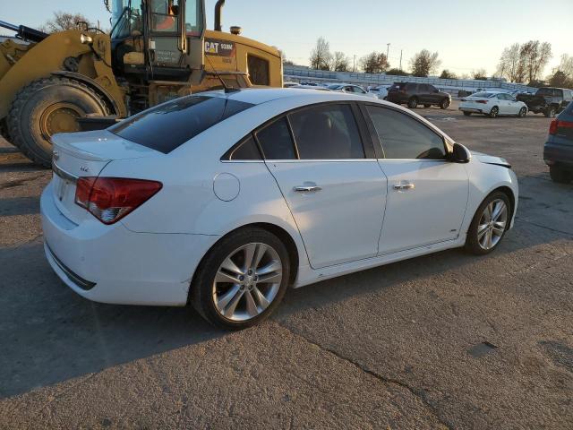 CHEVROLET CRUZE LTZ 2012 white sedan 4d gas 1G1PH5SC0C7358036 photo #4